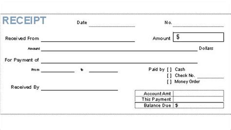 They may also require your pay stub to have the payment period. Receipt Example - Database - Letter Templates