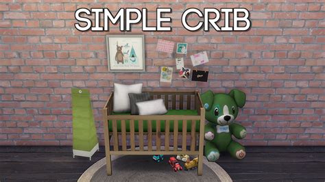 Sims 4 Ccs The Best Simple Crib By Dri4na