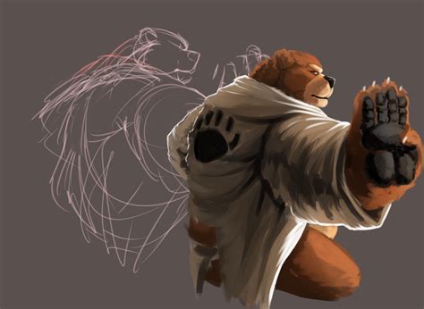 rpg character character design bear drawing jurassic park world anthro furry bear art