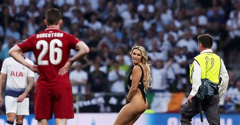 She wrote on the social media site: Champions League Streaker Plugs Russian Porn Site in ...