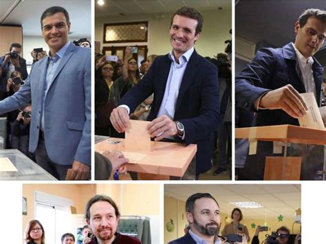 Elecciones Generales España 2019 Los cinco principales candidatos a las