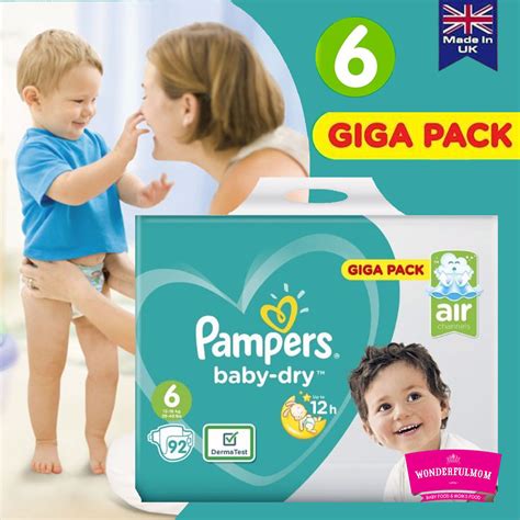 Pampers Baby Dry Diapers Size 6 92 Pcs Wonderfulmomlk