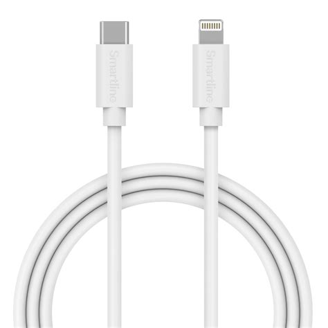 Smartline Usb C To Lightning Cable 2 Meters White