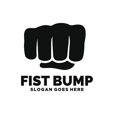 Fist Bump Logo Design Vector 22257176 Vector Art At Vecteezy