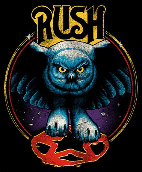Best Album Rush Band Digital Art By Eric Hercules Pixels Merch