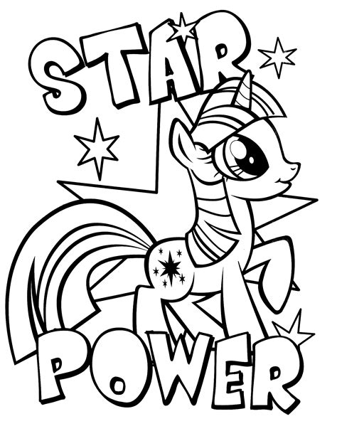 My Little Pony 128 Cartoons Printable Coloring Pages