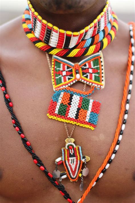 Maasai Kenya Necklace Entouriste Maasai Bead Work African Beads