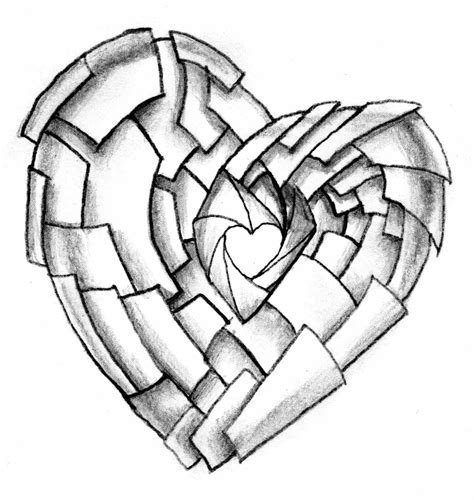 Graffiti Heart Drawing At Getdrawings Free Download