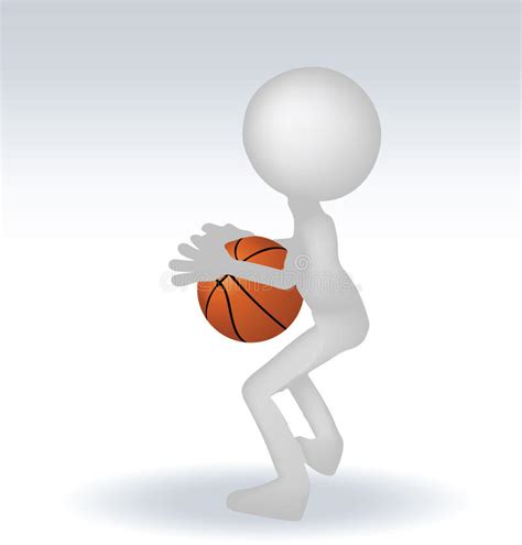 3d Human Basketball Stock Illustration Illustration Of Basket 2496238