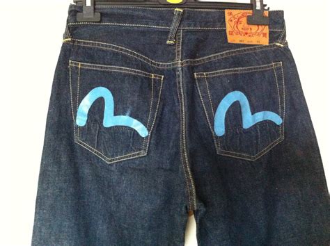 Azim Wiganuk Bundle Evisu Jeans Blue Seagulls Selvedge Size 32