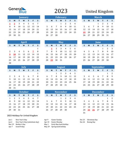 Major Events Uk 2023 Calendar Pelajaran
