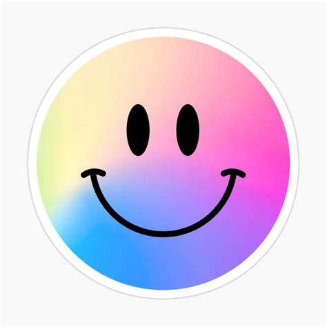 044 Holographic Happy Face Smiley By Yoursmileyface Redbubble Artofit