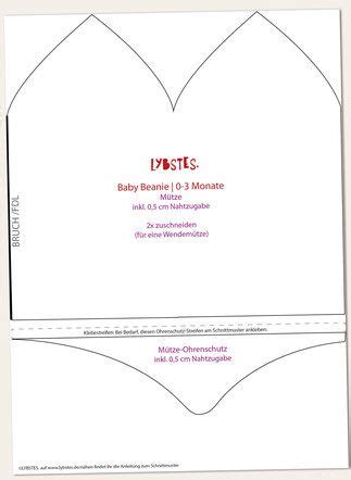 Nähen sie doch einfach gleiche beanies für die ganze familie. Baby Wendebeanie - Kostenloses Schnittmuster - Freebook ...