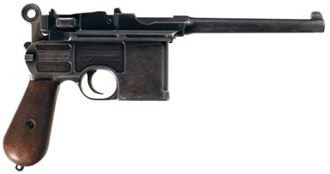 Mauser Broomhandle Semi Automatic Pistol With Von Lengerke And Detmold