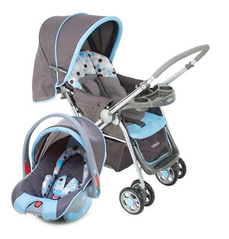 carrinho de bebê cosco travel system e bebê conforto azul mercado livre