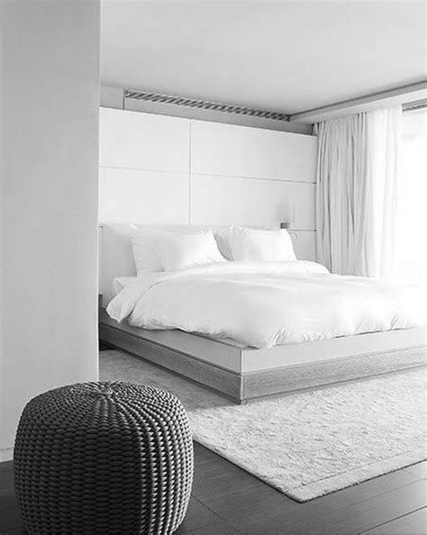 The Minimal Grey Room White Bedroom Design Minimalist Bed
