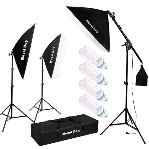 Best Photo Photography Continuous Video Studio Lighting Kit Easy Home