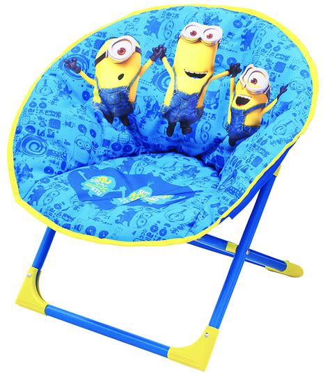 Maybe you would like to learn more about one of these? Minions Chair Folding Camping Fold UP Seat Moon Kids Girls ...