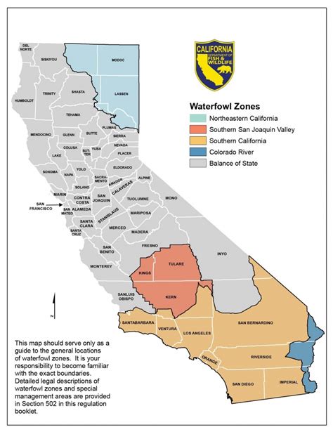 California Deer Zone Map Printable Maps