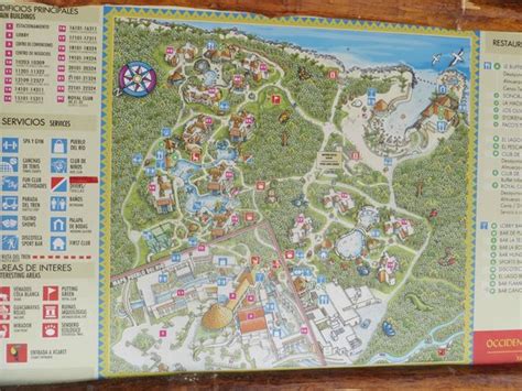 Occidental Grand Xcaret Resort Map Maping Resources