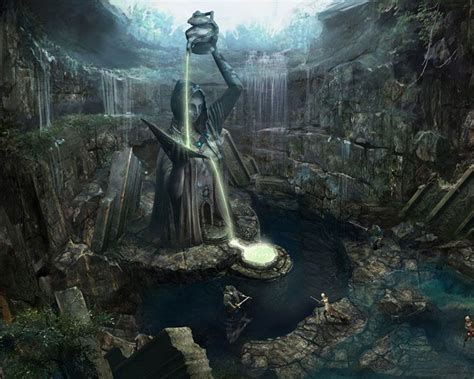 Tera Environment Concept Art. The design is ancient and powerful. This environment should be c ...