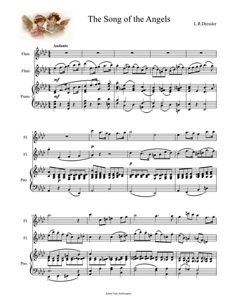 The Song Of The Angels Sheet Music Download Free In Pdf Or Midi
