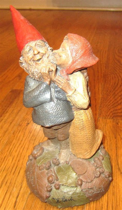 Tom Clark Artist Pen Signed Thank You Gnome Boy And Girl 1992