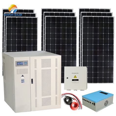 300kw Off Grid Commercial Solar Energy Storage System Projectthree Phase Solar Systemtanfon