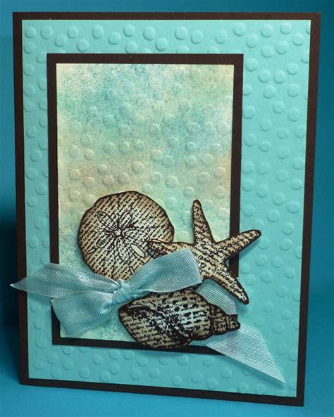 Beautiful Summer Card Made With By The Seashore Stamp Set By Stampin