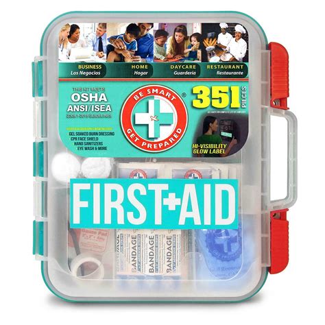 Do you have your first aid kits ready? 351 piece Emergency First Aid Kit Home Workplace Survival ...