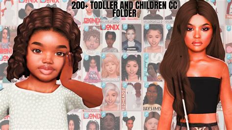 Sims 4 Cas 200 Children And Toddler Cc Folder Cc Folder And Sim