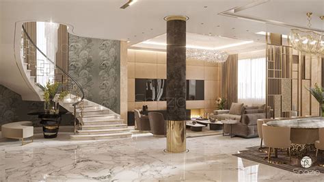 Luxury Modern Villa Interior Design On Behance