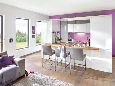Décoration cuisine salon - Exemples d'aménagements
