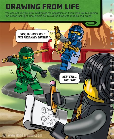 How To Draw Lego Ninjago — The Art Of Dan Veesenmeyer