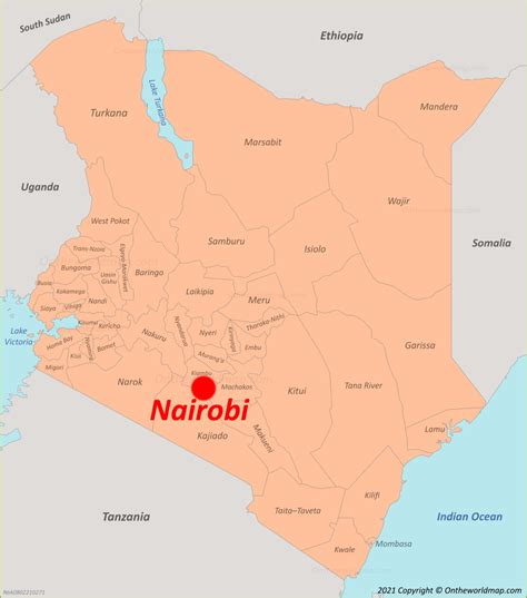Gar Nahradit Mus Nairobi Africa Map Klid V Du I P Eru Ovan Obchod S