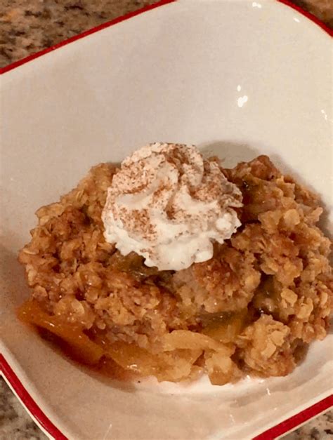 Rhubarb Apple Crisp From Michigan To The Table