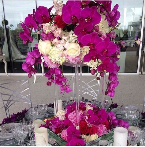 Orchid Centerpiece Wedding Reception Centerpieces Orchid Centerpieces Rose Centerpieces