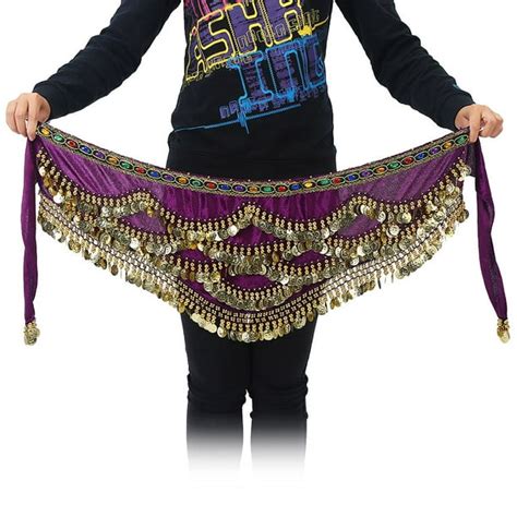 Lyumo Belly Dancing Hip Scarf 2colors Belly Dancing Hip Scarf Wrap