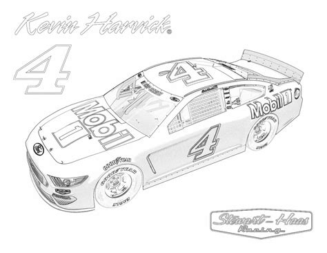 Though i'm a big fan of lightning mcqueen and his friends in disney cars movie series, i don't really follow nascar in real life. coloring-page-harvick coloring-page-harvick - The Official ...