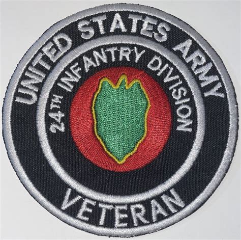 Us Army 24th Infantry Division Veteran Patch Decal Patch Co