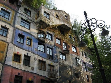 Skewed Odd Architecture By Friedensreich Hundertwasser Pondly