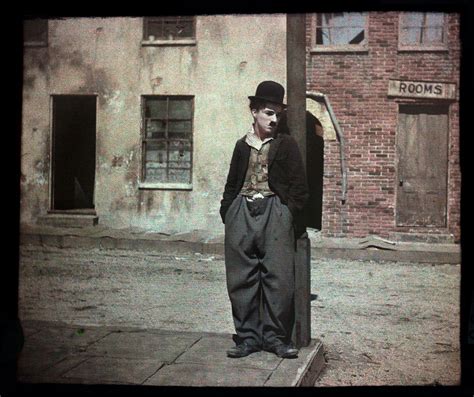 Striking 100 Year Old Autochrome Of Charlie Chaplin Time