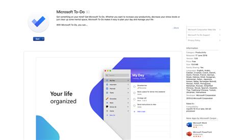 Microsoft To Do Est Maintenant Disponible Sur Le Mac App Store
