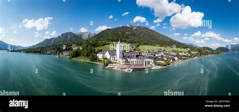 St Wolfgang At The Famous Lake Wolfgangsee In Salzkammergut Austria