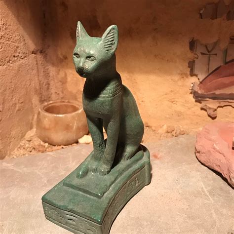 Egyptian Cat Statue Bast Bastet Goddess Of Music Dance Hunting