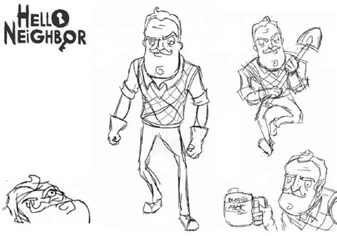 Sneak into your neighbor's house to find out what he's hiding in his basement while playing. Full Version of Hello Neighbor Coloring Pages | Educative ...