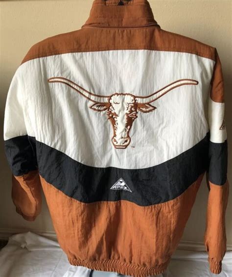 Vintage University Of Texas Longhorns Mens M Jacket Apex One Winter