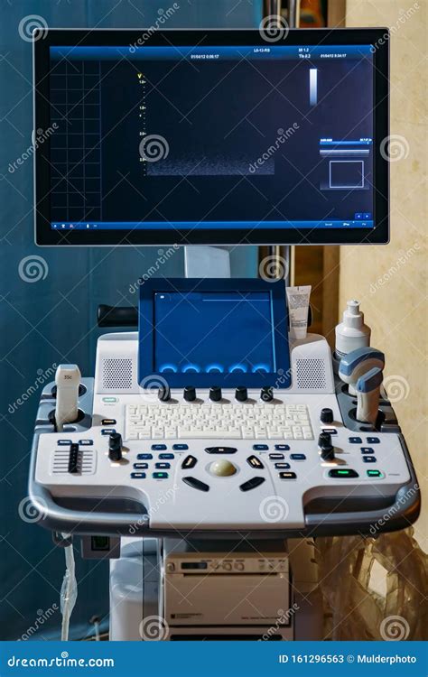 Modern Ultrasound Machine In Clinic Laboratory Of Sonography