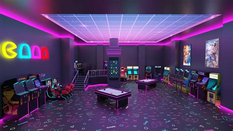 Artstation Arcade Game Hall