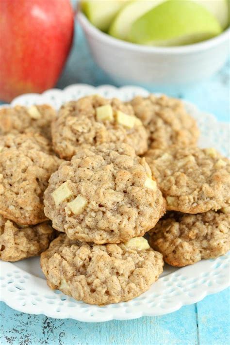 These Thick Soft And Chewy Apple Oatmeal Cookies Are Guaranteed To Be